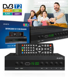 GordonToys DVB-T/T2/C HEVC H. 265 Decoder și Media Player cu Funcție de Înregistrare Full HD (G801)