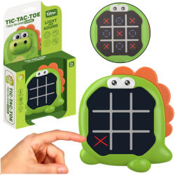 LEAN Toys Joc Electronic Dinozaur 3în1: X și O, Memorie și Asociere (21371)