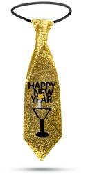 Family Cravata de Revelion - Sclipici Auriu - 41 x 11 cm (58510B)