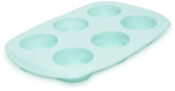 Family Collection Forma din Silicon pentru Briose - 6 Portii - 29, 5 x 20 x 3, 5 cm - Albastru (57276BL)