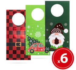Family Felicitare de pus pe sticle - 6 buc / pachet (58686)