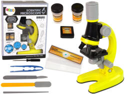 LEAN Toys Set Educațional pentru Copii Microscop Galben (15460)