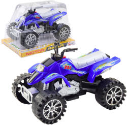 LEAN Toys Quad Off-Road Albastru cu Propulsie prin Fricțiune (24775)