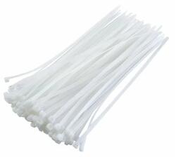 Verk Group Coliere de cablu - 100 x 2, 5 mm - 100 buc - Alb (11348)