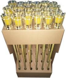 BackHomeLiving Torță din bambus cu lumânare decorativă de citronella - 1 m (INA2292)