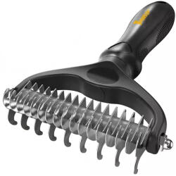 Purlov Perie cu Doua Fete pentru Caini si Pisici - Purlov - 17 x 9, 5 x 2, 5 cm (00020427)
