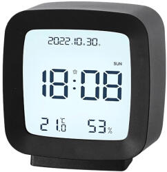 VERK GROUP Ceas deșteptător multifuncțional LCD cu dată, temperatură și umiditate (27441_CZ)