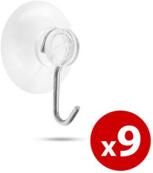 Family Agatatoare cu Ventuza - 9 buc / Blister (58538) Agatator cuier