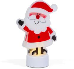 Family Collection Decorațiune LED cu Moș Crăciun în Lumina Caldă Albă, pe Baterii (58976A)