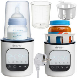Ruhhy Încălzitor multifuncțional 5 în 1 pentru biberoane RUHHY, sterilizator și dezghețător, alb (00025962) Incalzitor biberon