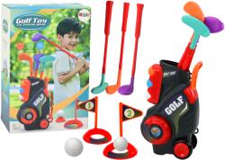 LEAN Toys Set de Mini Golf pentru Copii cu Cărucior pe Roți (19729)
