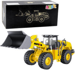 HUINA Excavator Huina construit din metal, galben, la scară 1: 50 (22756)