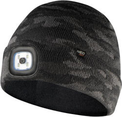 NEO Șapcă cu lanternă cu LED, strat dublu, CAMO URBAN (81-632)