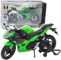 LEAN Toys Motoare Sport Verde din Metal la Scara 1: 12 cu Efecte de Lumina si Sunet (22619)