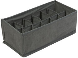 Bewello Cutie Depozitare din Textil - 32 x 16 x 11 cm - 12 Buzunare - Gri (BW2079)