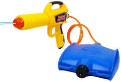 LEAN Toys Pistol de apă Inna galben-albastru cu rezervor de 1080 ml (8187)