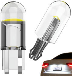 Verk Group Becuri Auto LED W5W T10 Alb Crem Set 2 Bucăți (10092)