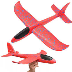 Verk Group Planeador de polistiren roșu mare, 47 cm (18220_CZE)