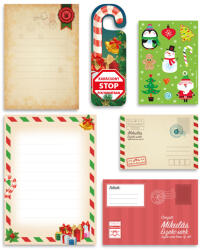 Family Set Scrisori Catre Mos Craciun - 12 Piese - 58684 (58684)