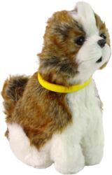 LEAN Toys Câinele Interactiv de Pluș Shih Tzu cu Blană Moale (12703)