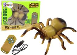 LEAN Toys Păianjen Tarantulă Telecomandat cu Pilot R/C, Galben (3317)