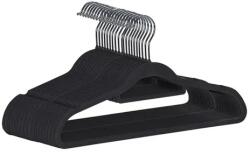 Ruhhy Set de umerase catifelate (20 buc) - Negru (00022536) Agatator cuier