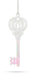 Family Collection Ornament de Craciun - Cheie Irizata, Acrilica - 165 x 60 x 10 mm (58518)