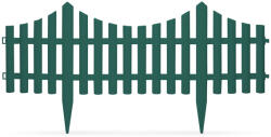 Garden of Eden Bordura / Gard pentru Patul de Flori 60 x 33 cm - Verde (10 buc. ) (11468K)