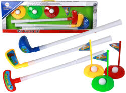 LEAN Toys Set de Mini Golf pentru Copii, 12 Piese, Multicolor (15430)