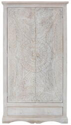 Støraa Fehér mangófa ruhásszekrény 100x175 cm Rana - Støraa