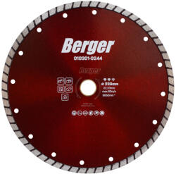 Berger turbo gyémánttárcsa 230x22, 23/SH7mm (010301-0244) - hegessz