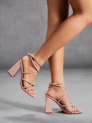 Shein TW15113 Shein Rózsaszín Magassarkú Szandál (51) 42 (sx2410121533331392)