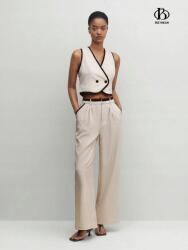 Shein KC13209 Shein Mellény Bézs Elegáns Kontraszt (51) Xs