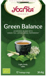 VitalPlus Trade Kft BIO Zöld tea egyensúly 17x1, 8g Yogi Green Balance - erovital