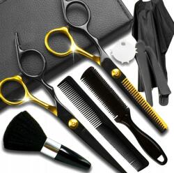  Professzionális Fodrász Olló Készlet Hajvágás Árnyékolás (ZESTAW PROFESJONALNE NOŻYCZKI FRYZJERSKIE)
