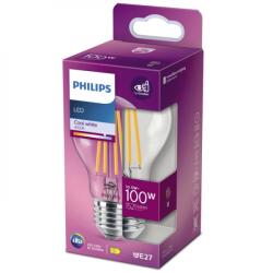 Philips Bec LED filament Philips A60 E27 10.5 W 1521 lm lumina neutra 4000 K (1054044)