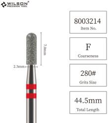  Csiszolófej Gyémánt lekerekített henger 2, 3 mm - piros - 8003214