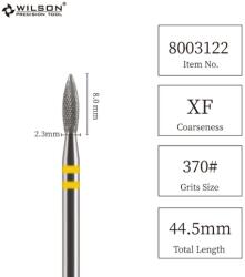  Csiszolófej Gyémánt Flame 2, 3 mm - piros - 8003222 F