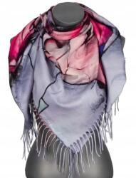 Versoli Női Őszi Téli Ajándék Kendő Rojtokkal RCC25-6 szürke (RCC25-6 szary)