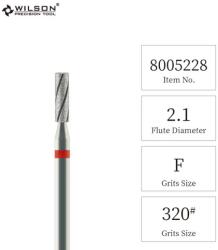  Csiszolófej Gyémánt Barrel 2, 1 mm - piros - 8005229 F