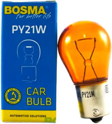 BOSMA 24V 21W Sárga Izzó bosma Dobozban Bosma 3493S
