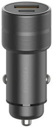 ENERGEA autós töltő 1xUSB+1xUSB-C PD-QC3.0 38W pisztolyszürke Alu Drive PD20+ (CAR-AD-D20)
