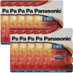 Panasonic CR2 3V 850mAh lítium elem 10db/csomag