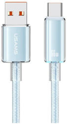 USAMS Cloud Series kábel US-SJ658 6A USB-A to USB-C 1.2m kék (SJ658USB03)