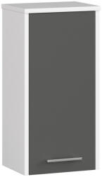 Brius Dulap baie suspendat pal usa reversibila, 30x22.5x60 cm, depozitare eficienta, alb si gri (AK-04384276)