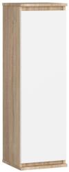 Brius Dulap suspendat pal usa 3 rafturi interioare, 30x30x99 cm, design modern, stejar sonoma alb (AK-38167667)
