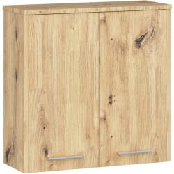Brius Dulap baie suspendat pal 2 usi cu raft, 60x23x60 cm, depozitare eficienta, stejar artisan (AK-38160286)