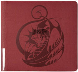Dragon Shield Zipster XL Blood Red cipzáras 24 zsebes prémium gyűrűs album - Vérvörös