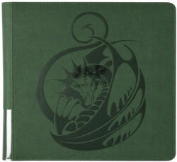 Dragon Shield Zipster XL Forest Green cipzáras 24 zsebes prémium gyűrűs album - Erdőzöld