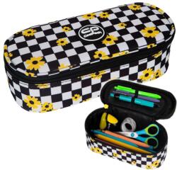 COOLPACK Iskolai tolltartó, kockás mintás, lányoknak, CoolPack Chess Flow (Sakkminta) (CP)